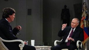 Žurnalisto Tuckerio Carlsono ir Rusijos prezidento Vladimiro Putino interviu