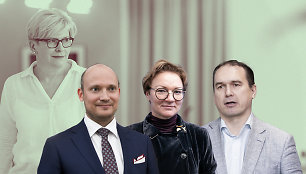 Premjerę I.Šimonytę palieka svarbūs patarėjai: Jonas Survila, Rasa Jakilaitienė ir Paulius Lukauskas