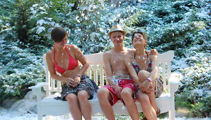 Instaliacija &bdquo;Žiemos paveikslas&ldquo;  festival &bdquo;Sziget&ldquo; gerbėjų dėmesio