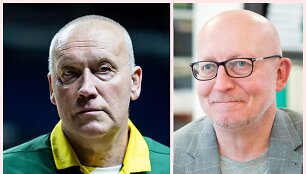 Rimas Kurtinaitis ir Arūnas Valinskas pažįstami nuo senų laikų.