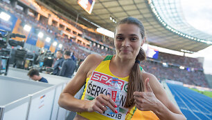 Agnė &Scaron;erk&scaron;nienė Europos čempionato finale