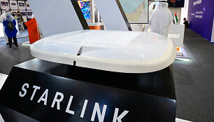 &bdquo;Starlink&ldquo; terminalas / GIUSEPPE CACACE / AFP