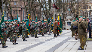 Šaulių vėliavos perdavimo ceremonija