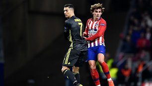 Cristiano Ronaldo ir Antoine'as Griezmannas