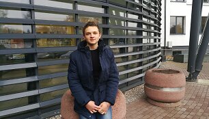 Elektrėnų profesinio rengimo centro mokinys Nikita Beznoska