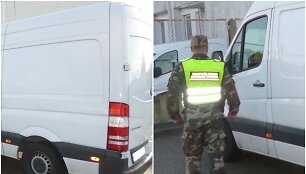 Sulaikytas mikroautobusas