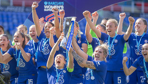 &bdquo;Chelsea&ldquo; futbolininkės &ndash; Anglijos čempionės