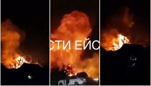 Ukrainos pajėgos sunaikino &bdquo;Shahed&ldquo; dronų sandėliavimo bazę Rusijoje