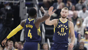 Victoras Oladipo ir Domantas Sabonis