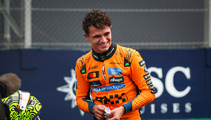 Lando Norrisas laimėjo kvalifikaciją Brazilijoje