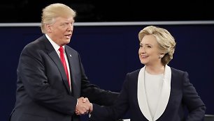 Donaldo Trumpo ir Hillary Clinton antrieji debatai