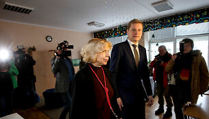 Vilniaus meras R.&Scaron;ima&scaron;ius lankosi Vilniaus specialiojo ugdymo centre &bdquo;Aidas&ldquo;