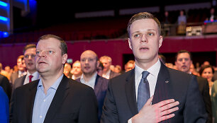 Saulius Skvernelis, Gabrielius Landsbergis