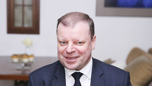 Saulius Skvernelis susitiko su žurnalistais