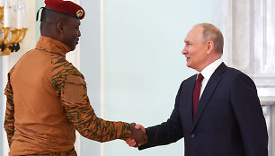 Burkina Faso prezidentas Ibrahimas Traore, Vladimiras Putinas