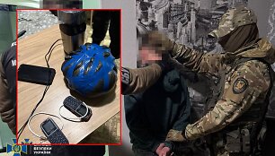 SBU sulaikė FSB agentą, kuris bandė susprogdinti automobilį su Ukrainos kariais Mykolajive