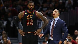 LeBronas Jamesas ir Tyronnas Lue
