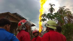 Gaisras naftos gręžinyje Indonezijoje, Ačeho provincijoje