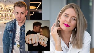 Dovydas Laukys, Monika Marija Paulauskaitė ir jų vestuviniai žiedai