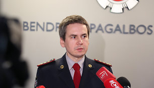 Bendrojo pagalbos centro (BPC) viršininkas Audrius Čiuplys