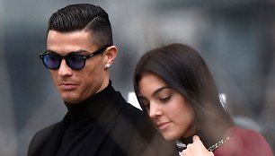 Georgina Rodriguez ir Cristiano Ronaldo