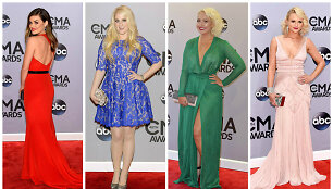 Lucy Hale, Meghan Trainor, Meghan Linsey ir Miranda Lambert 