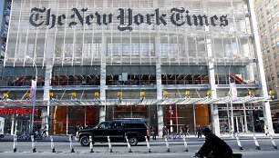 Donaldas Trumpas dienra&scaron;čio &bdquo;The New York Times&ldquo; redakcijoje