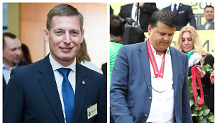 Sergejus Slyva (kairėje) ateina į Vilniaus "Žalgirį", bet jis perims tik dalį M.Nikoličiaus pareigų.