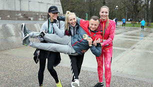 Karina Krysko-Skambinė, Kristina Burneikienė, Gediminas Juodeika ir Rūta Mazurevičiūtė