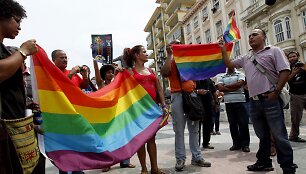 Homoseksualų teisių gynėjai Havanoje