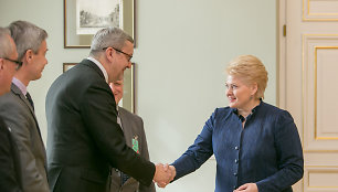 Audrius Siaurusevičius ir Dalia Grybauskaitė