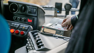 Elektrinio autobuso pristatymas