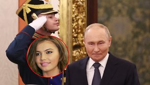 Alina Kabajeva ir Vladimiras Putinas