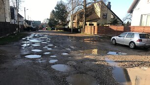 Žvyruota Vėjo gatvė Kaune