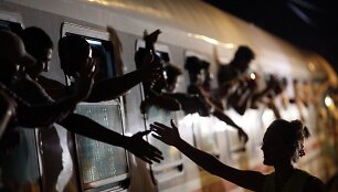 Migrantai Kroatijoje