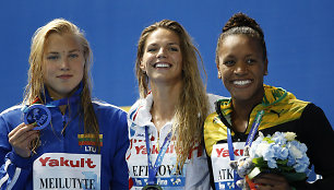 Rūta Meilutytė, Julija Jefimova ir Alia Atkinson