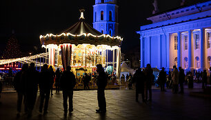 Kalėdi&scaron;kai pasipuo&scaron;ęs Vilnius