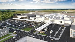 „Mitnija“ statys naują Vilniaus oro uosto keleivių išvykimo terminalą