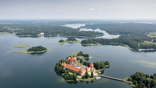 Trakai iš paukščio skrydžio