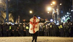 Protestai Sakartvelo sostinėje Tbilisyje