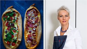 Nida Degutienė ir jos keptos turki&scaron;kos picos &bdquo;pidė&ldquo;