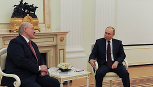 Aliaksandras Luka&scaron;enka ir Vladimiras Putina