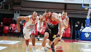 Rolandas Alijevas (33) ir Deividas Gailius