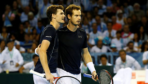 Jamie ir Andy Murray