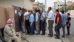 Irako Kurdistane pirmadienį vyko referendumas dėl nepriklausomybės