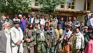 Talibanui besiprie&scaron;inantys kovotojai Afganistano Pandž&scaron;yro slėnyje
