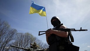 Ukrainos kariai budi netoli Slovjansko