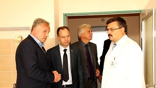 Dalius Drunga (kairėje), Aurelijus Veryga ir Sergejus naumkinas (de&scaron;inėje)