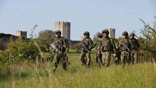 Švedijos kariai Gotlando saloje