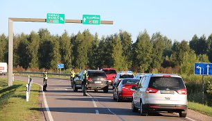 Kauno ir Šiaulių policija Kryžkalnyje surengė bendrą reidą